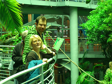 Kathrin & Thomas im Regenwald Kathrin & Thomas im Regenwald